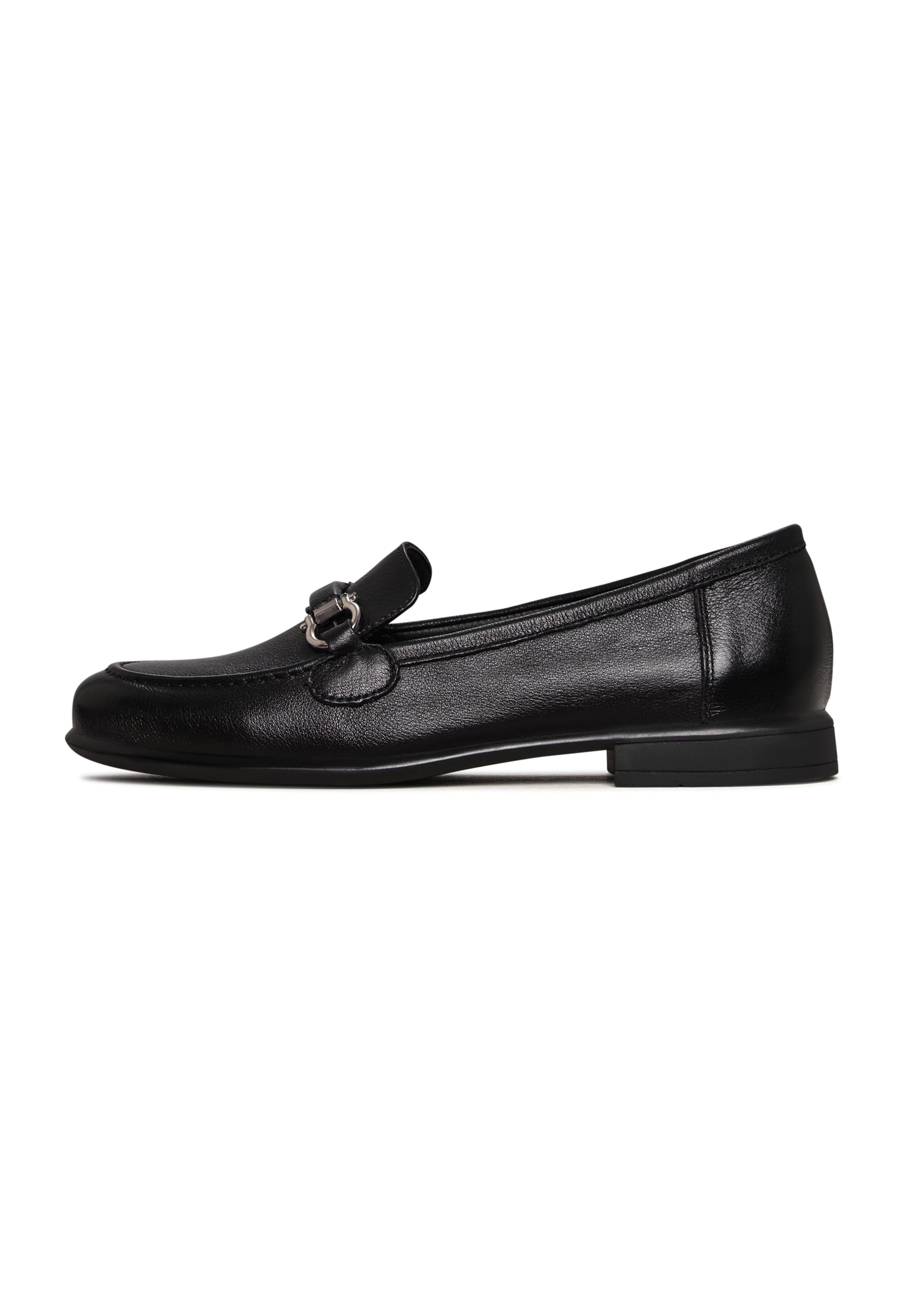 CESARE GASPARI Slip-ons in Black: front