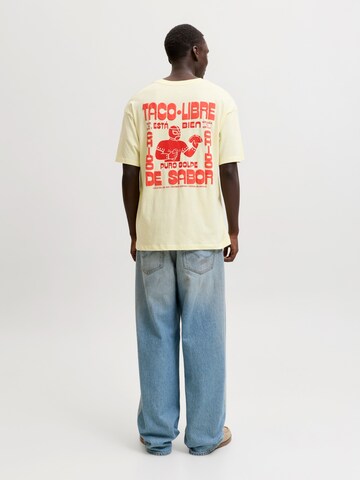 JACK & JONES - Camiseta 'JORDiablo' en amarillo: frente