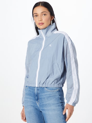 Calvin Klein Jeans Between-Season Jacket in Blue: front