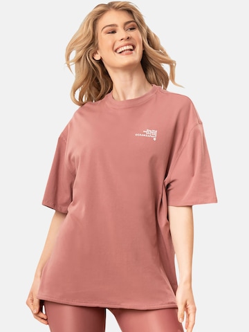 T-shirt 'Kimmy' OCEANSAPART en rose : devant