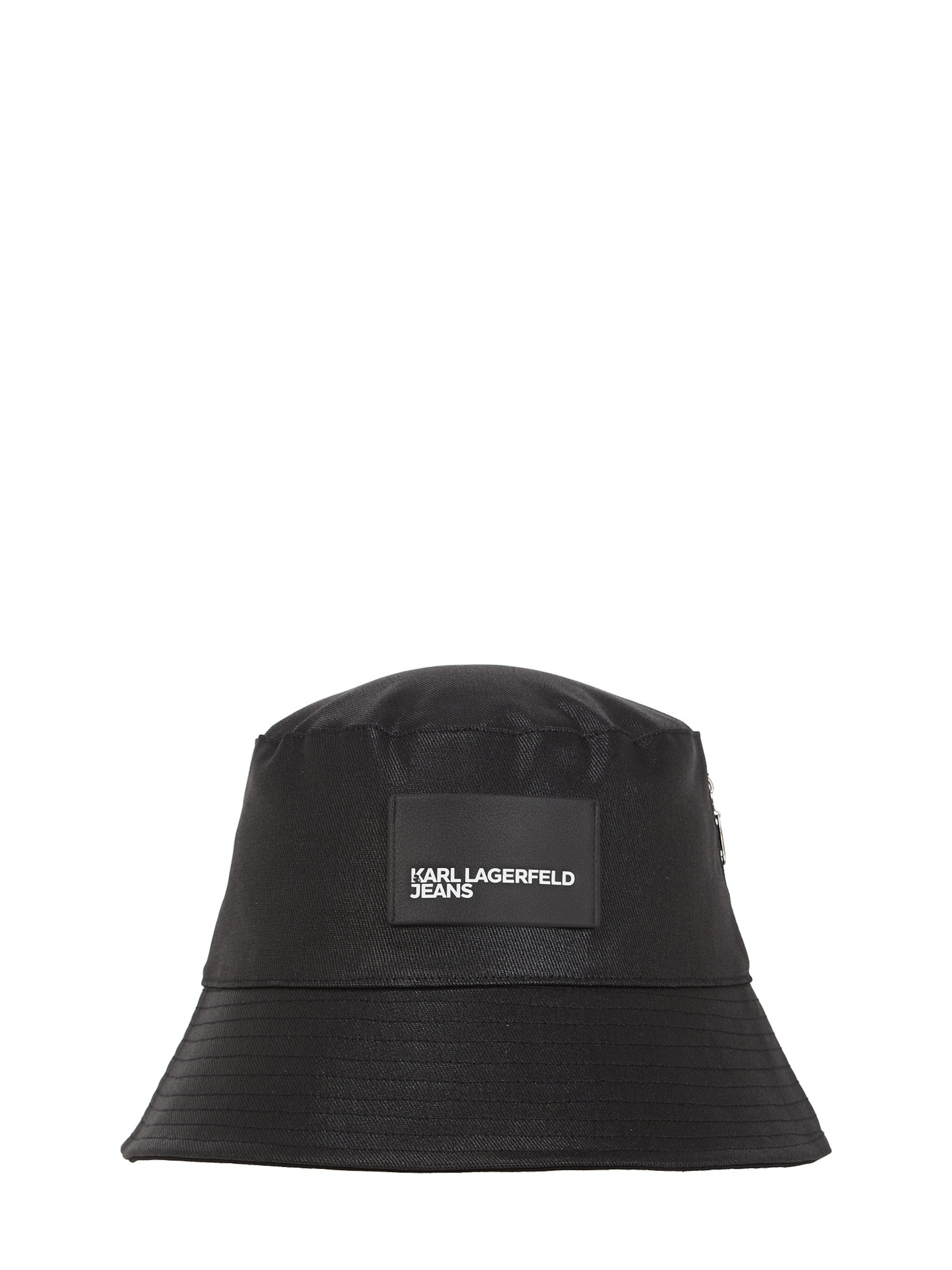 KARL LAGERFELD JEANS Καπέλο σε μαύρο: μπροστά