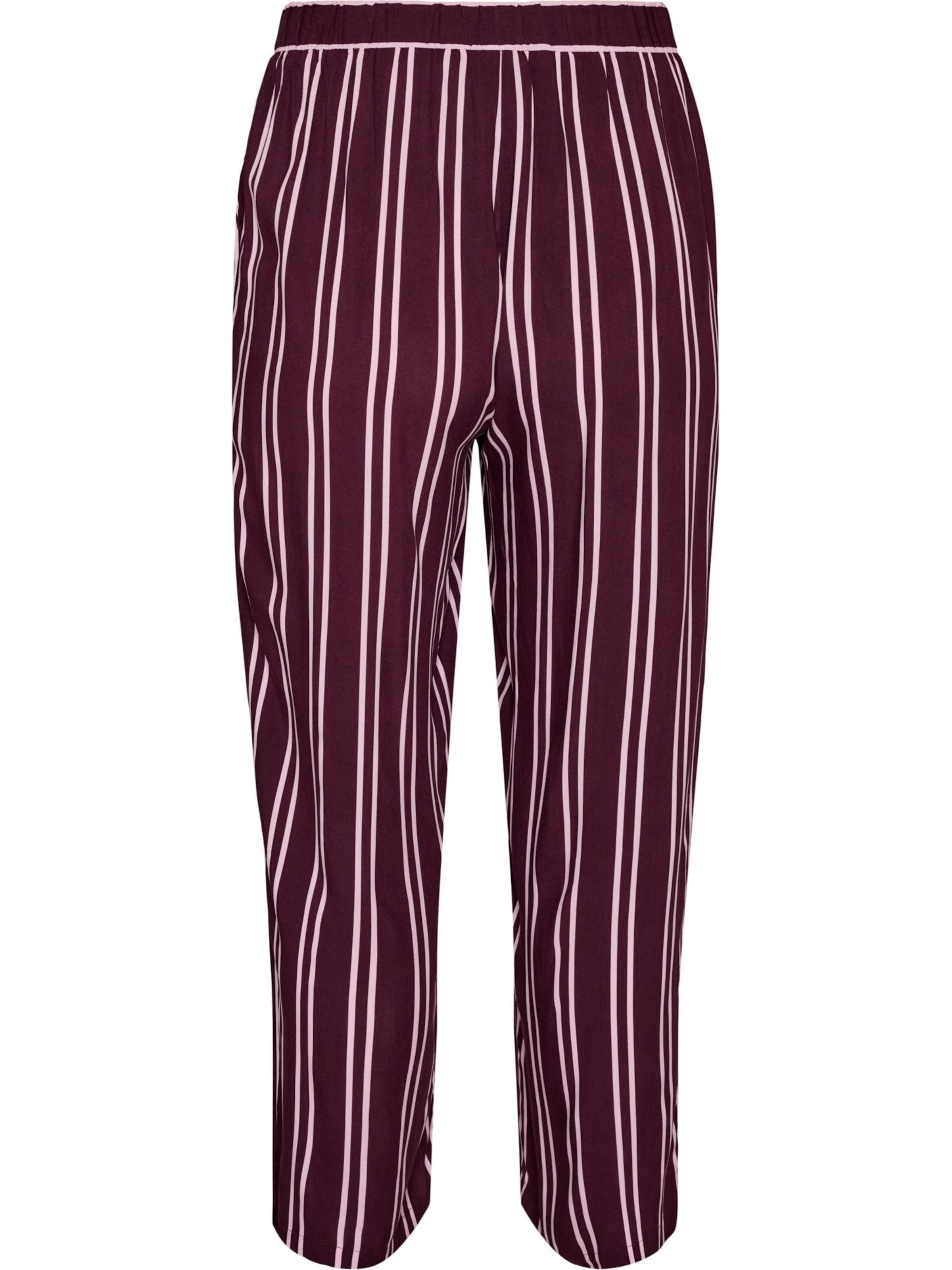 Zizzi Pajama pants in Red: front
