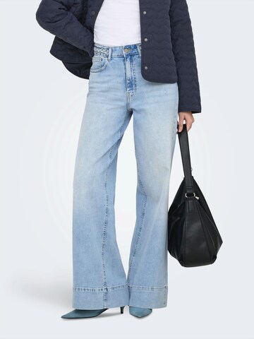 Wide Leg Jean 'ONLJUICY' ONLY en bleu : devant