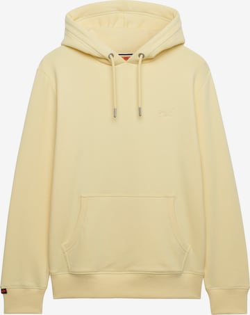 Superdry Sweatshirt 'Essential' in Gelb: Vorderseite