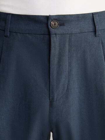 JOOP! Tapered Pleat-Front Pants 'Lester' in Blue