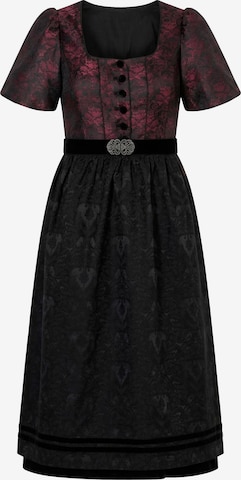 Ulla Popken Dirndl in Rot: Vorderseite