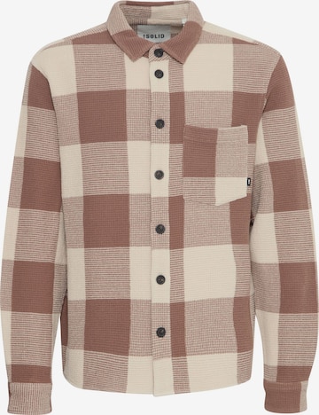 !Solid - Regular Fit Camisa 'Oliver' em castanho: frente