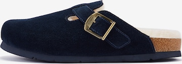 Australia Luxe Collective - Sapato aberto 'BERLIN' em azul: frente
