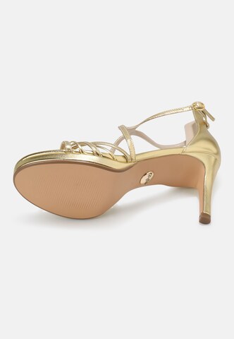 BUFFALO Riemensandale 'SERENA BOW' in Gold