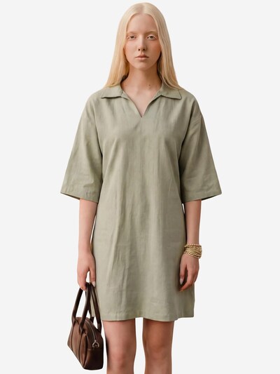 My fashion Robe en 36 en kaki, Vue avec produit