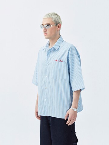 Comfort fit Camicia 'Sherman' di VAMOS CLO in blu