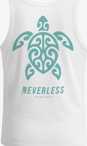 Neverless Shirt 'Honolulu Turtel' in White: front