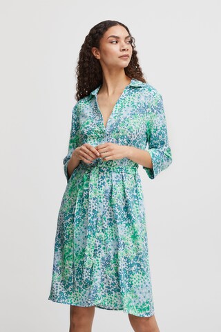 Robe-chemise 'Joella' b.young en bleu : devant