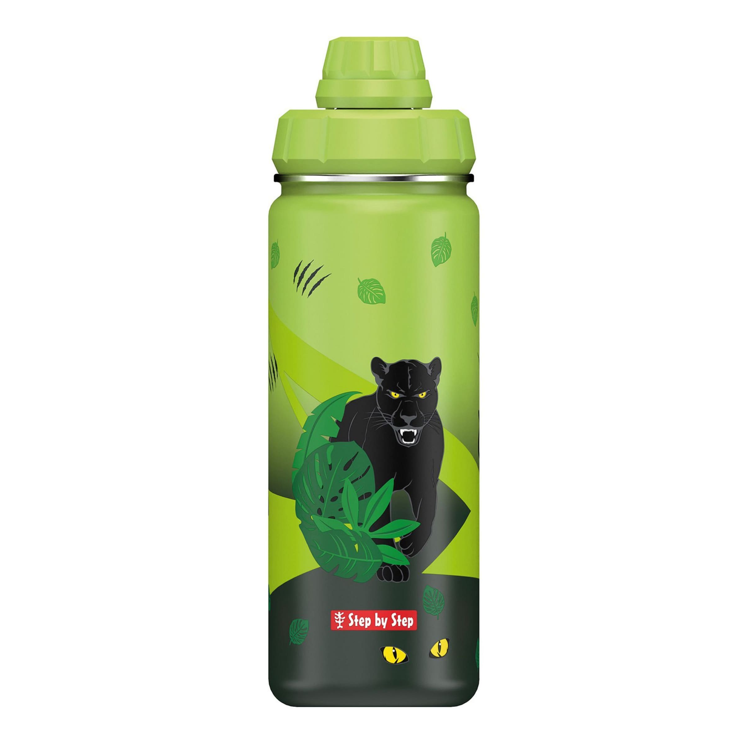 STEP BY STEP Drinking Bottle in Green: front