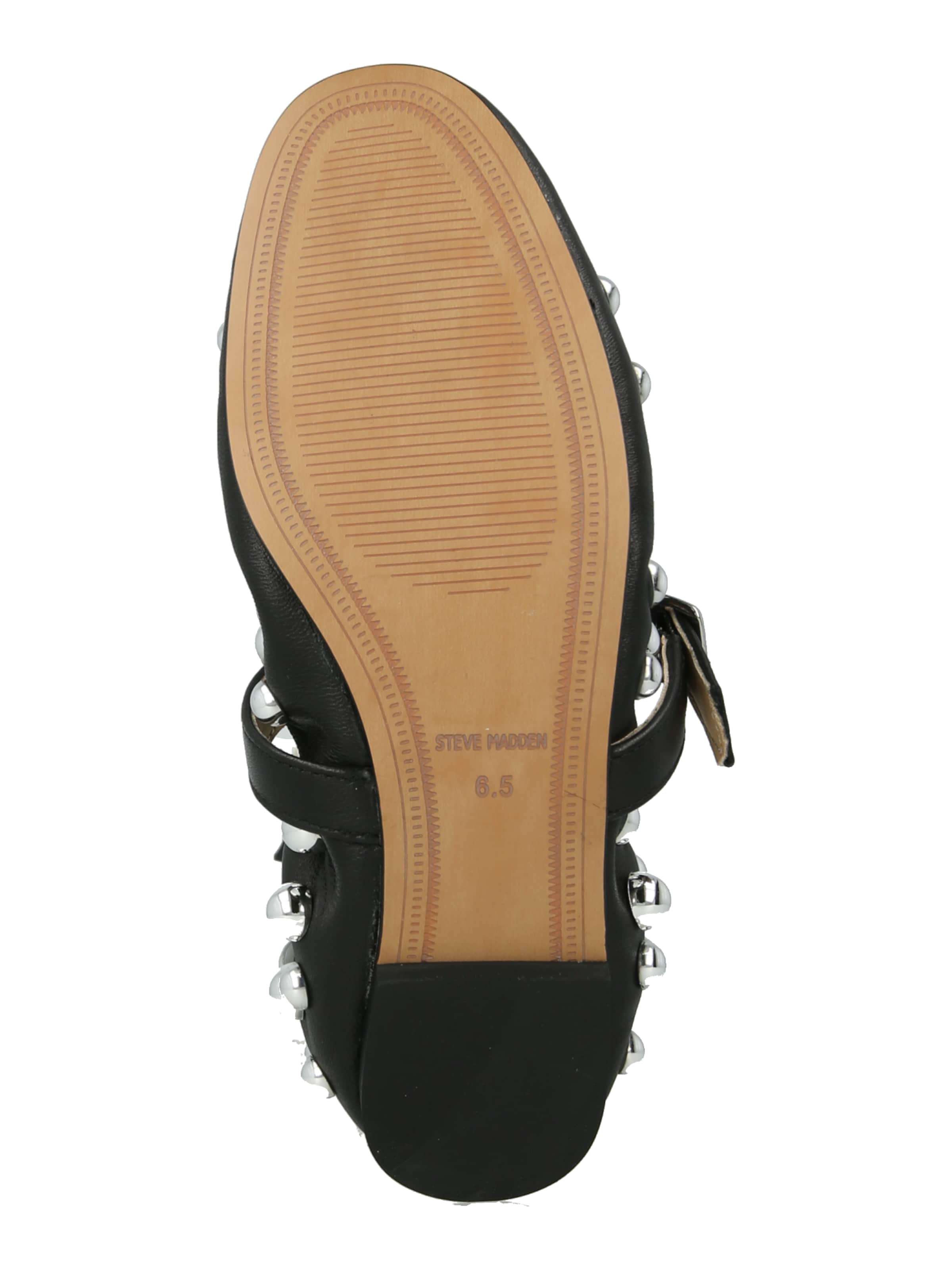 Balerini cu curea glezna 'Sunrays' de la STEVE MADDEN pe negru