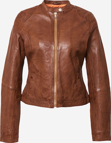 Veste mi-saison 'Carol' FREAKY NATION en marron : devant