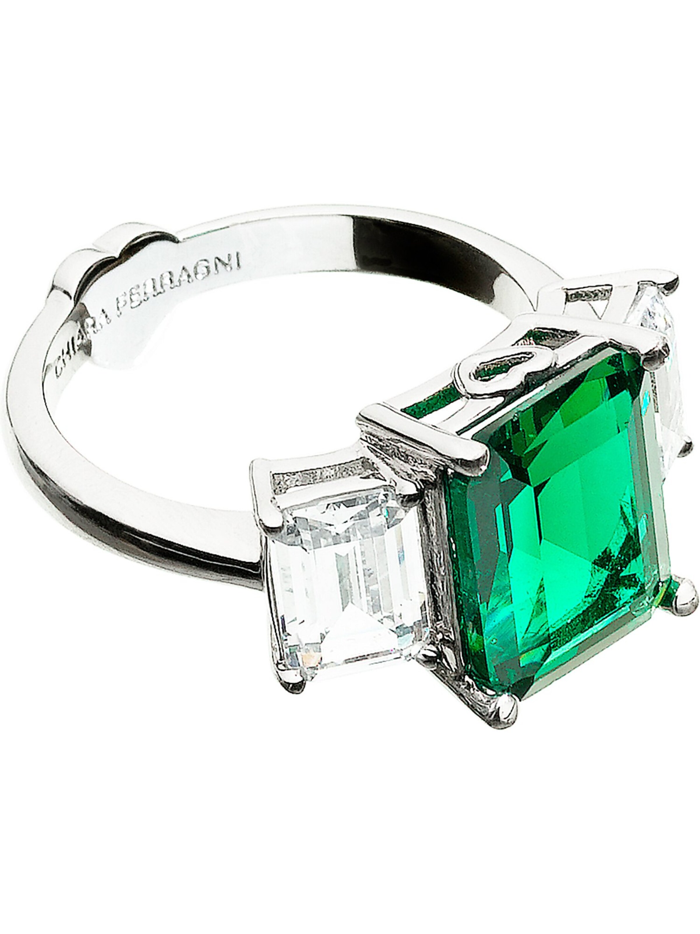 Chiara Ferragni Ring 'Emerald' in Silver