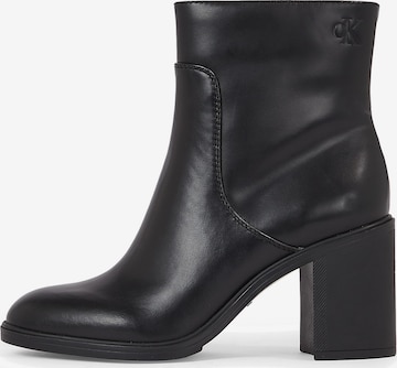 Calvin Klein Jeans - Botines en negro: frente