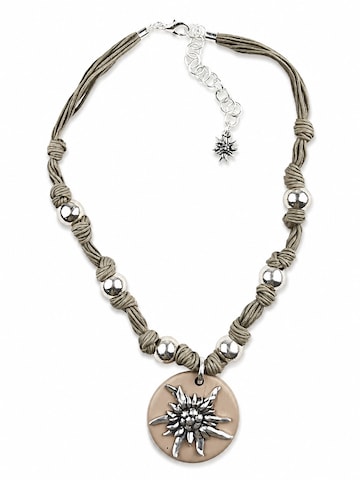Allgäu Rebell Necklace 'Maria' in Grey: front