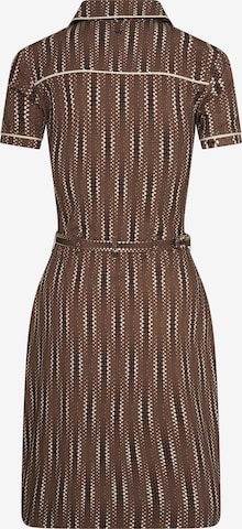 4funkyflavours Shirt Dress 'Greater Than The Sun' in Brown