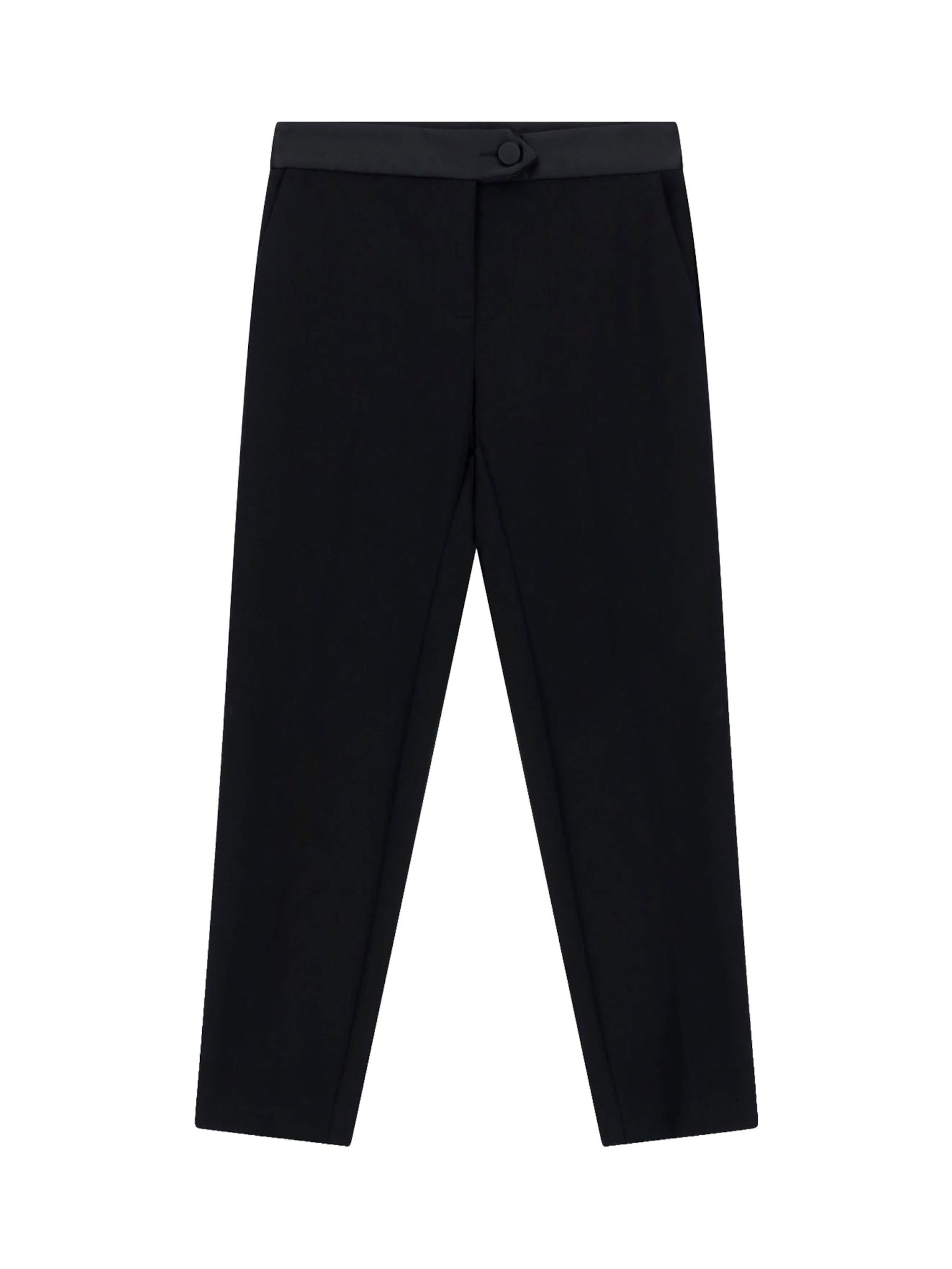 IMPERIAL Slim fit Pants 'IMPERIAL PANTALONE DRITTO' in Black: front