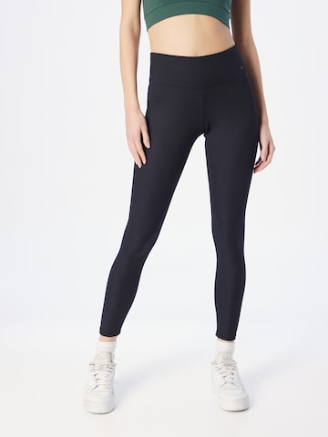 Champion Authentic Athletic Apparel Skinny Športne hlače | črna barva: sprednja stran