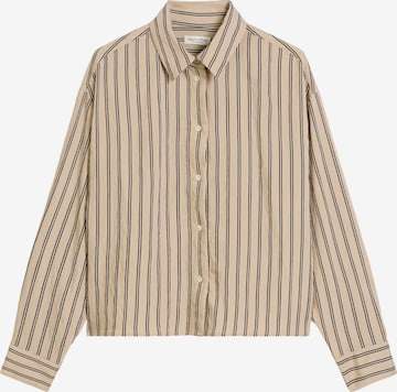 Marc O'Polo Blouse in Beige: voorkant