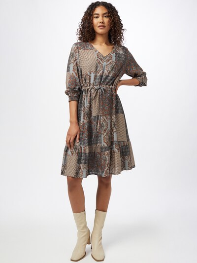 Rochie 'Sani' Cream pe castaniu / mai multe culori, Vizualizare model