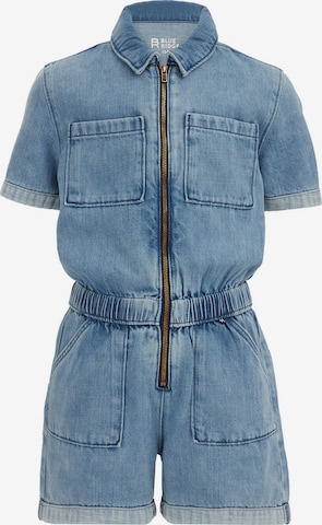 WE Fashion Overall in Blauw: voorkant