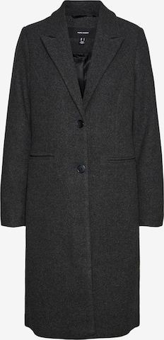 VERO MODA Between-Seasons Coat 'Blaza' in Grey: front
