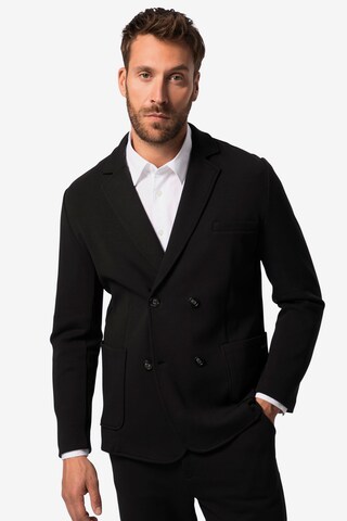 Coupe regular Veste de costume JP1880 en noir : devant