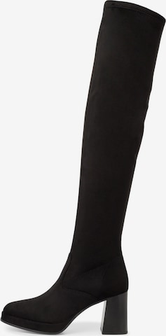 TAMARIS Over the Knee Boots in Black