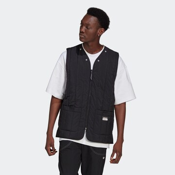 Gilet di ADIDAS ORIGINALS in nero: frontale