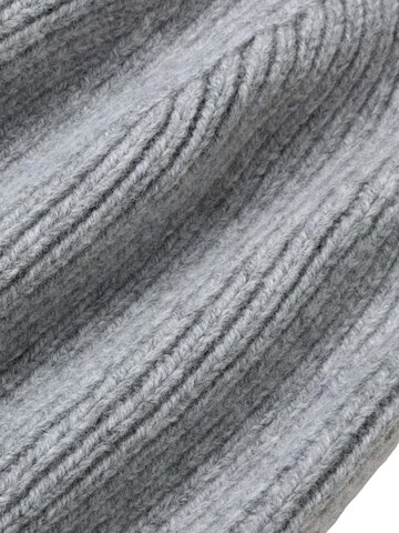BELLEMERE NEW YORK Mütze 'Ribbed Lambswool Beanie'‌‌‌‌‌ in Grau