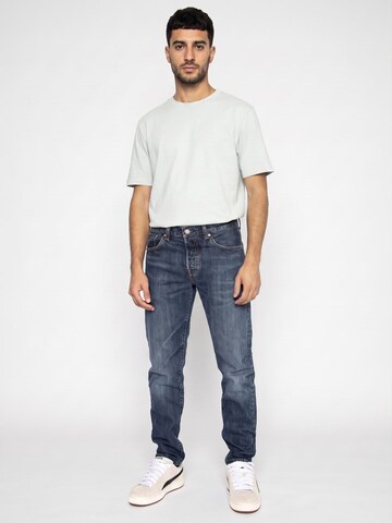 EDWIN Baggy Jeans 'Regular Tapered Dark Used Blue' in Blauw