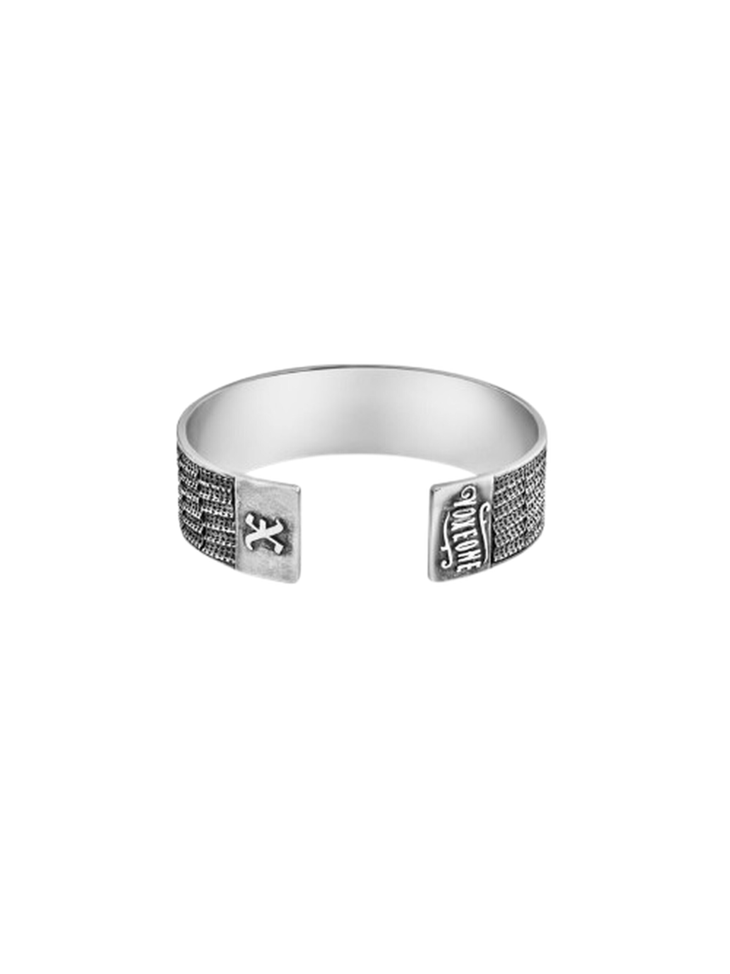 Yoxeone Bracelet 'ALLIGATOR' in Silver