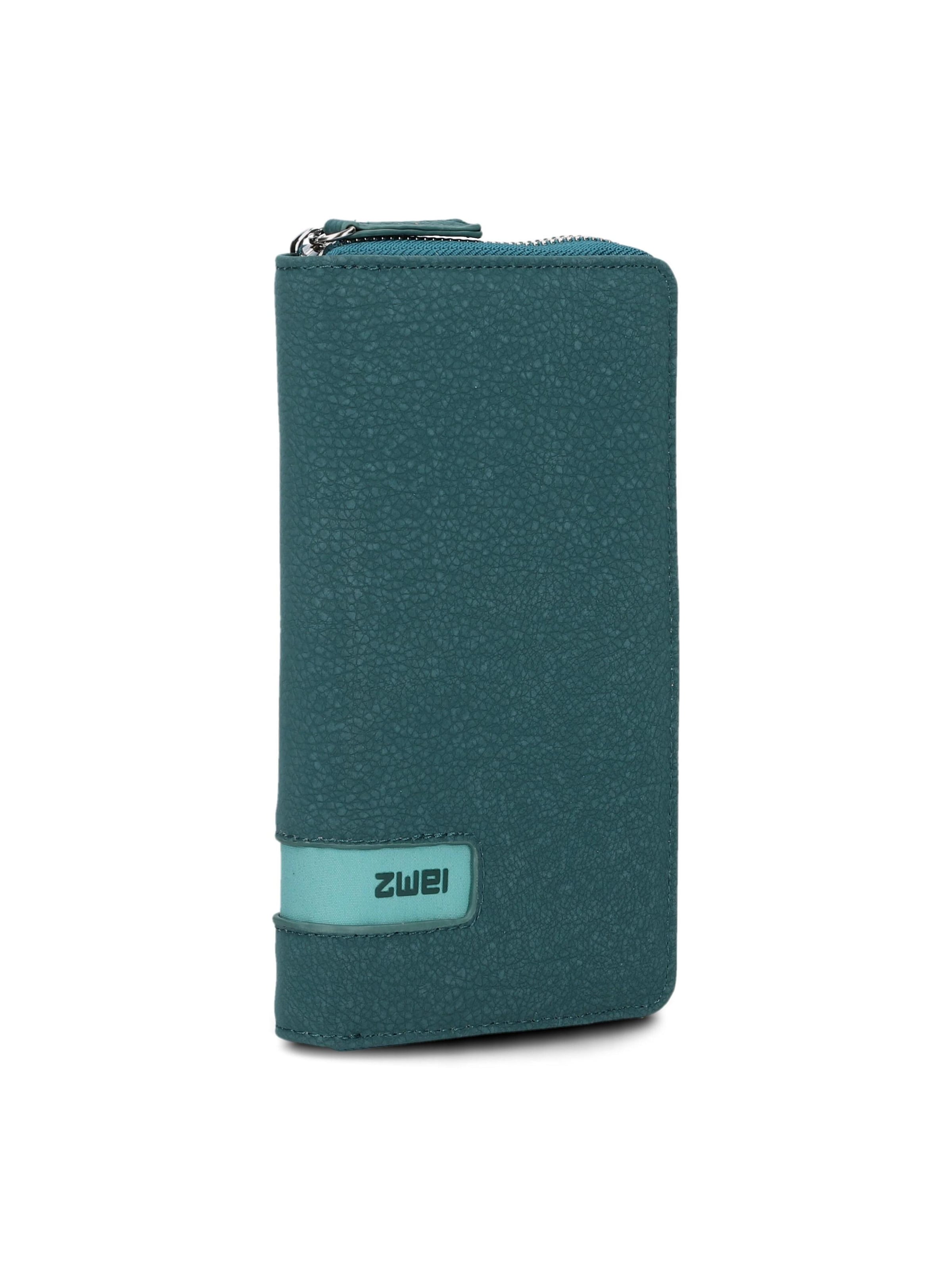 ZWEI Portemonnee 'MADEMOISELLE.M MW2' in Groen: voorkant