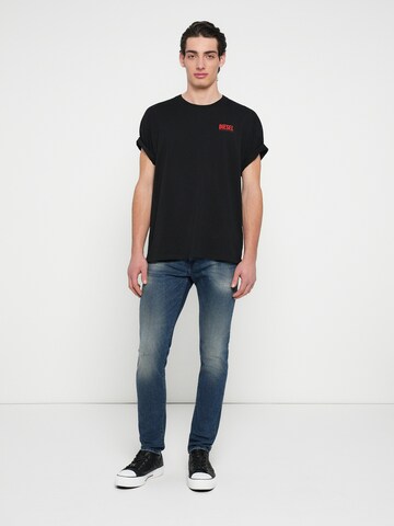 DIESEL - Camiseta 'T-BOXT-BISK' en negro