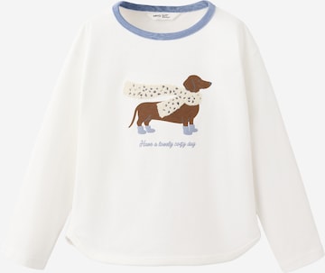 MANGO KIDS Paita 'PERRO' värissä valkoinen: etupuoli