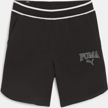 Regular Pantalon 'Squad' PUMA en noir : devant