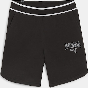 PUMA Regular Broek 'Squad' in Zwart: voorkant