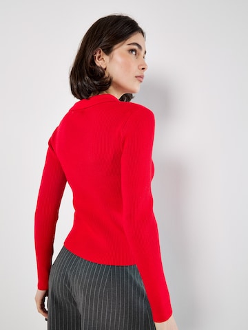 Cardigan ' ' Apricot en rouge