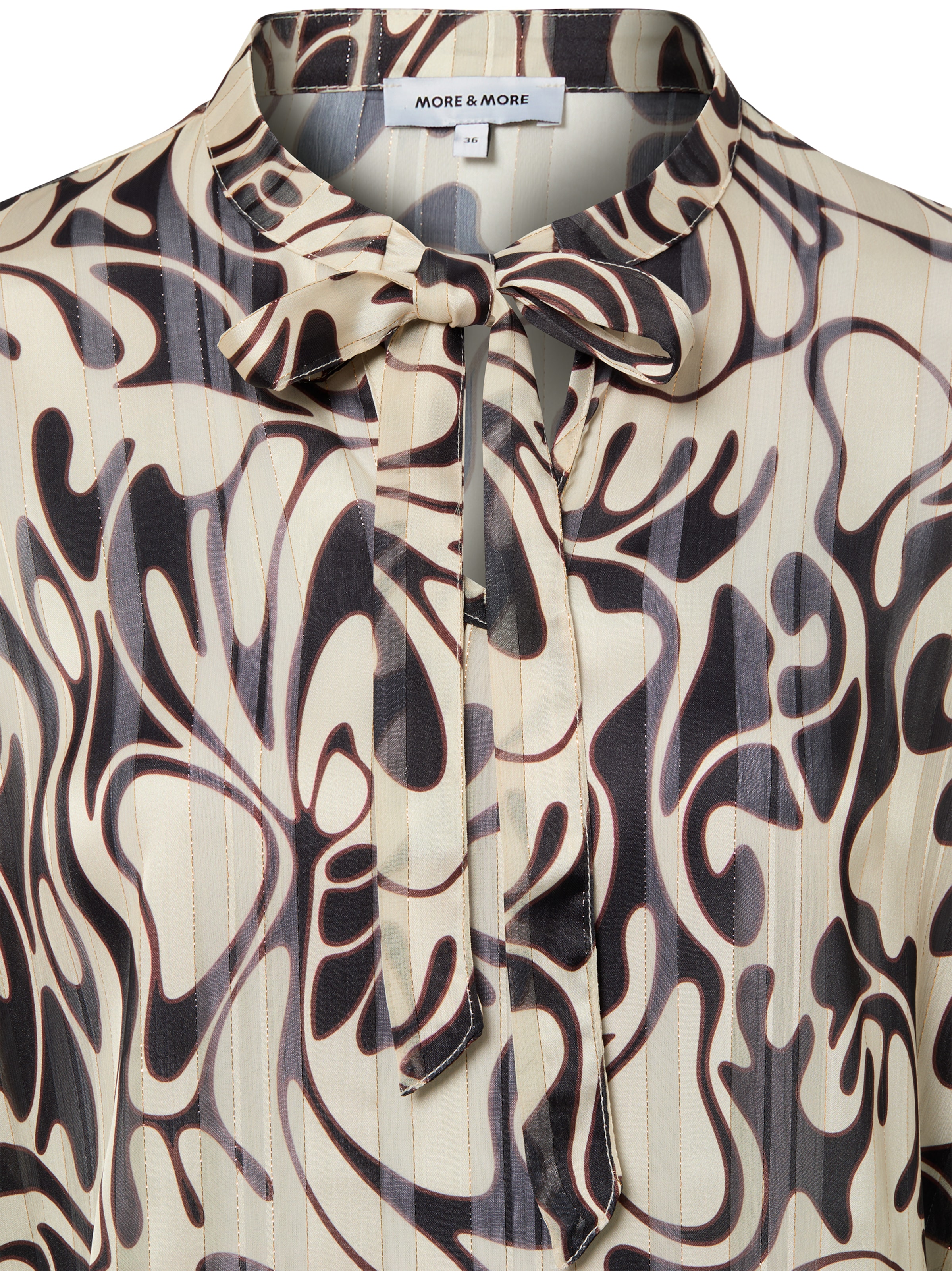 Chemisier MORE & MORE en beige