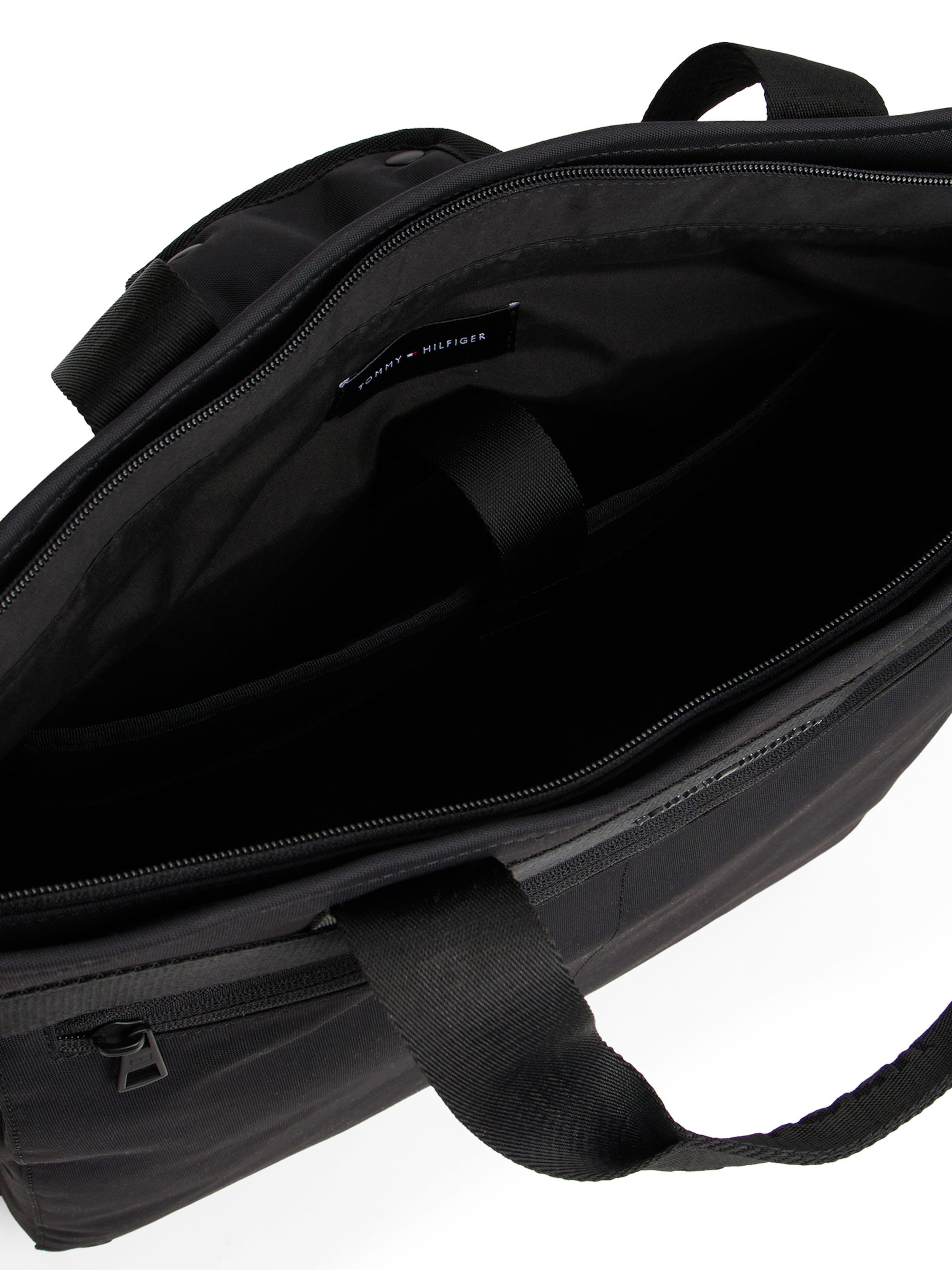 TOMMY HILFIGER Shopper 'COMMUTER' in Schwarz