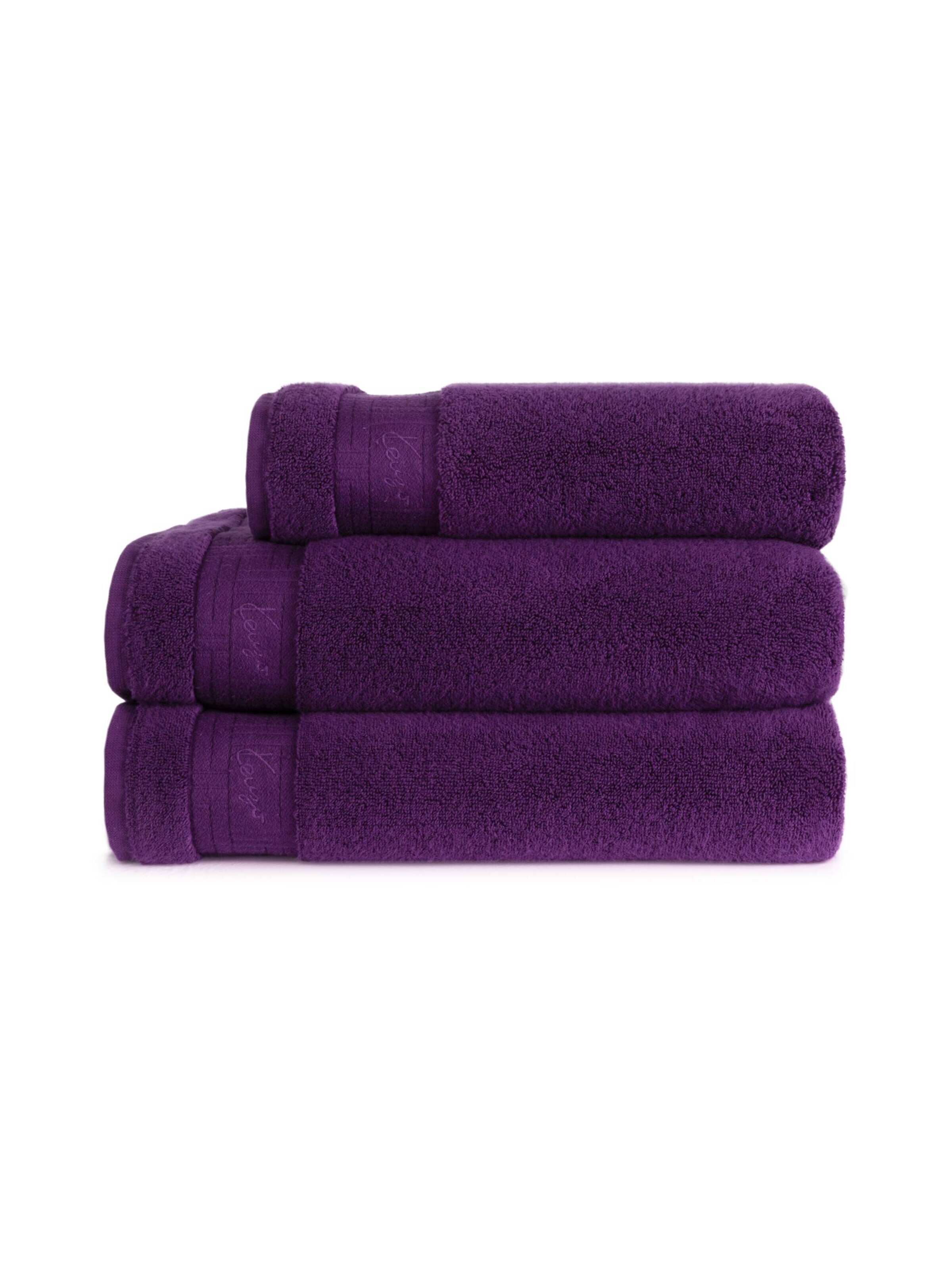 KENZO Towel 'KWEAVE' in Purple: front