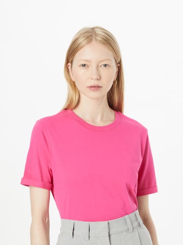 PIECES Majica 'Ria' | roza barva: sprednja stran
