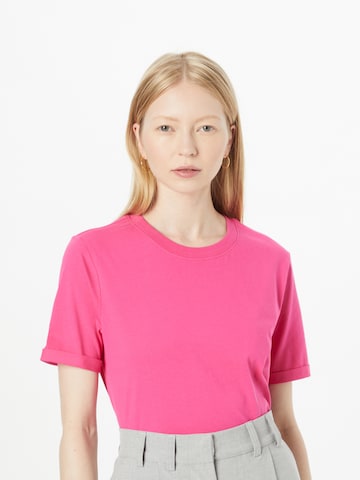 T-shirt 'Ria' PIECES en rose : devant