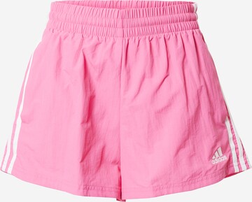 Loosefit Pantalon de sport 'Essentials' ADIDAS SPORTSWEAR en rose : devant