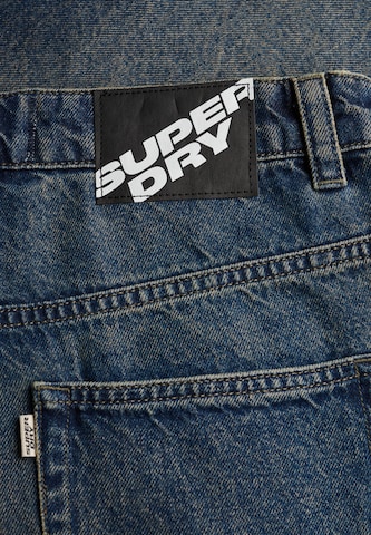 Superdry & Co Wide leg Jeans in Blauw