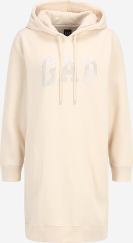 Gap Petite - Vestido en beige: frente